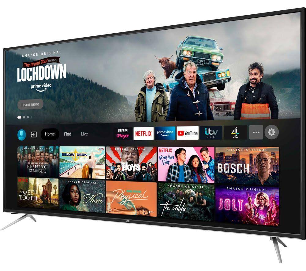 JVC LT-65CF810 Fire TV Edition 65″ Smart 4K Ultra HD HDR LED TV with Amazon Alexa