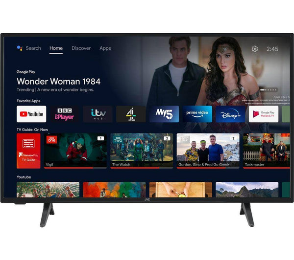 JVC LT-43CA420 43″ Smart Full HD HDR LED Android TV with Google Assistant