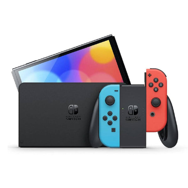 Nintendo Switch OLED – Neon Blue/ Red